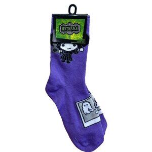 Beetle juice Kid's Novelty Crew Socks Size 10-4 brand new NWT